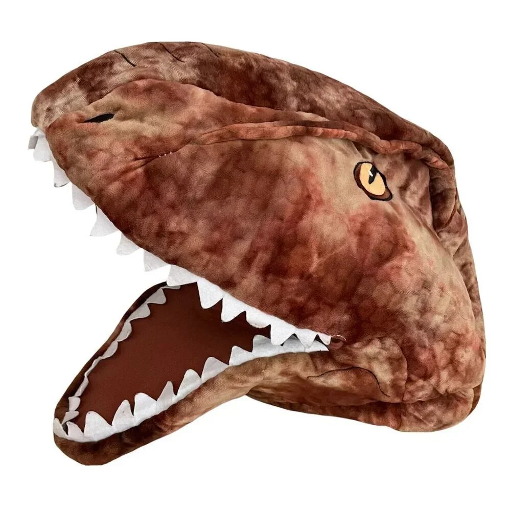 DanDee T-Rex Dinosaur Head Mask Big Plush Large Foam Jurassic Park Costume